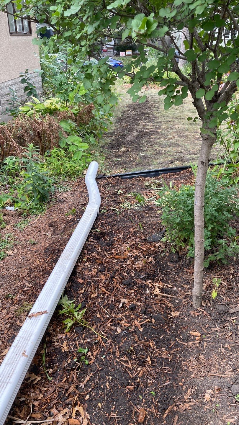 Drain Tile, Window Wells & Buried Discharge in Minneapolis by Waterproofing Northeast