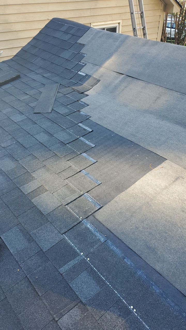 Residential Roofing Installation using Owens Corning® Oakridge Onyx Black by Indigo State Roofing