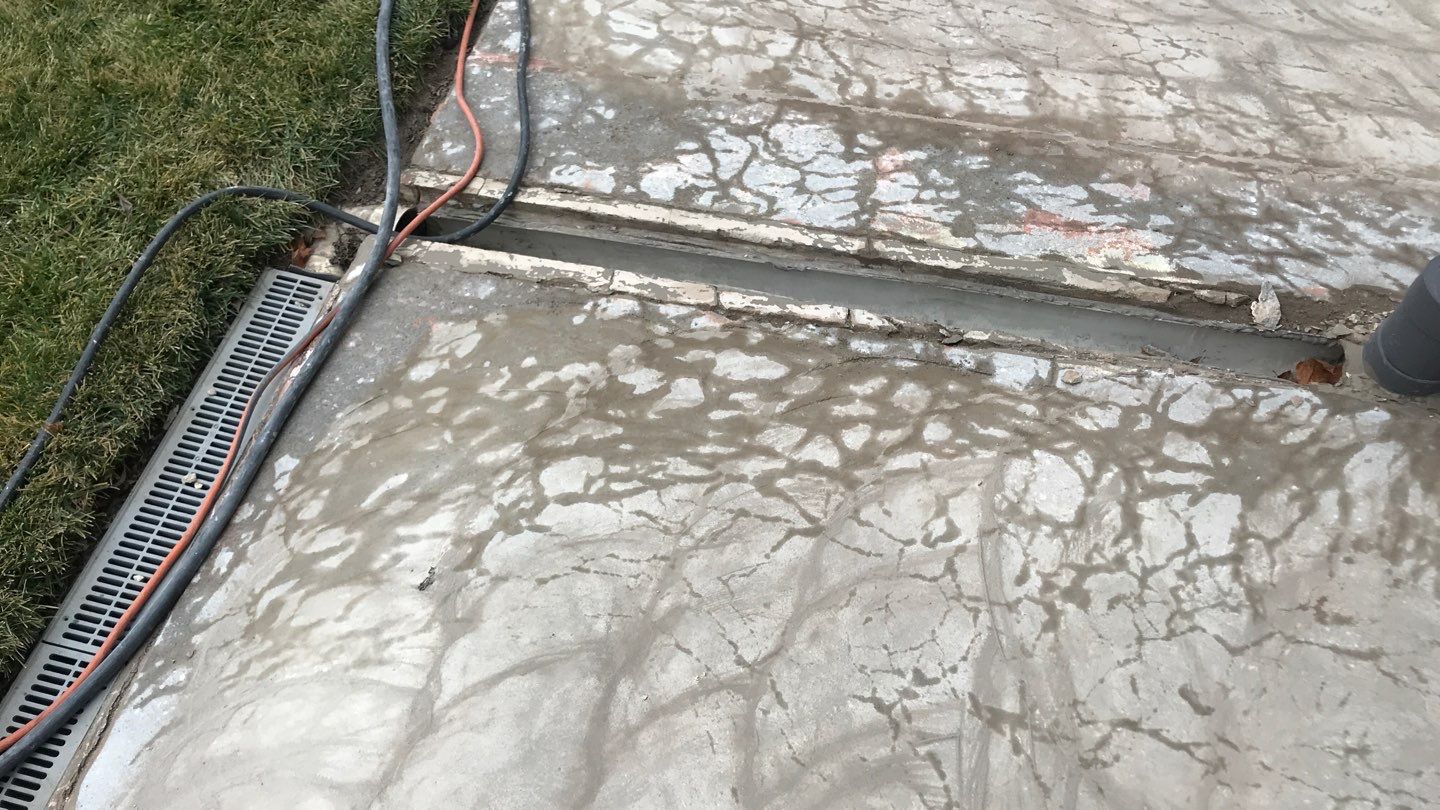 Patio using Domino  by Select Painting, Coatings & Garage Cabinets