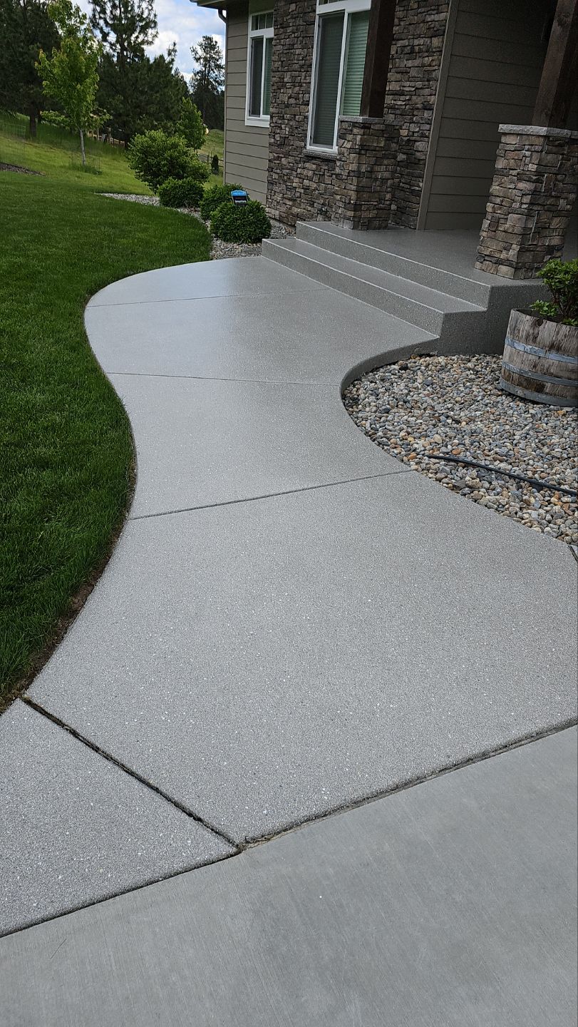 Entryway Transformation using Travertine by Croc Coatings, LLC