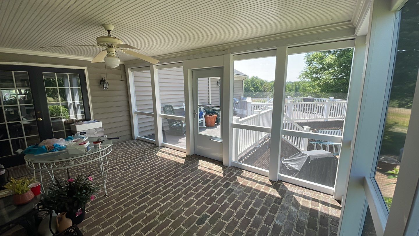 Screen Porch Renovation - Fallston MD by HomeWerkes Design & Build