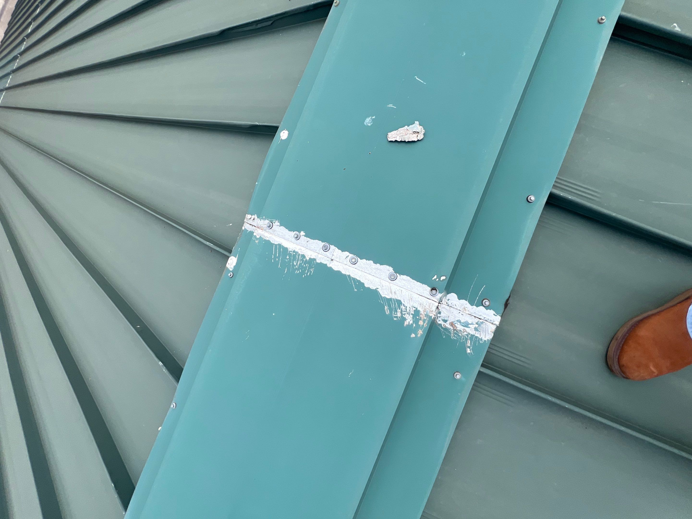 Hail Damage using Metal by Roof Repair Company