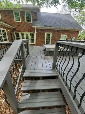 Weathered Deck using AcryFin