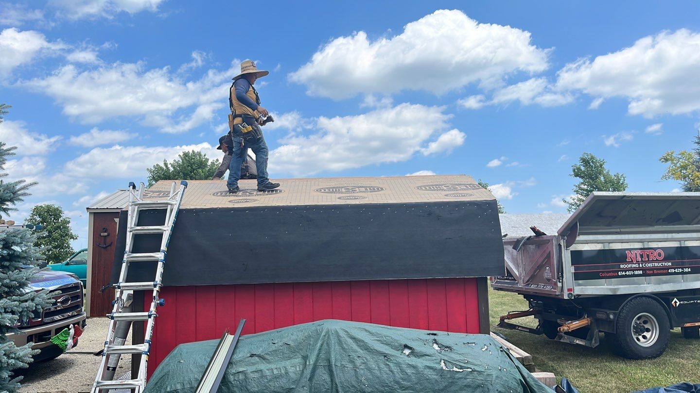 Residential Roofing Installation using GAF Timberline HDZ Charcoal by Nitro Roofing and Construction