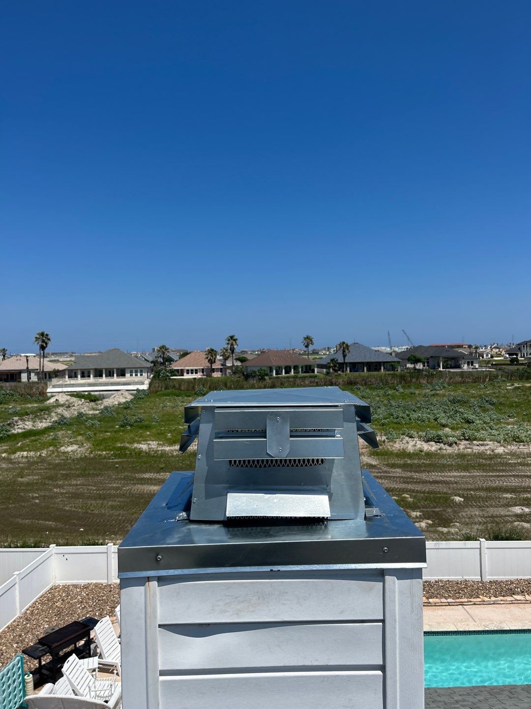 Chimney Cap & Chase Replacement using Galvanized Chimney Cap & Chase by Lighthouse Roofing