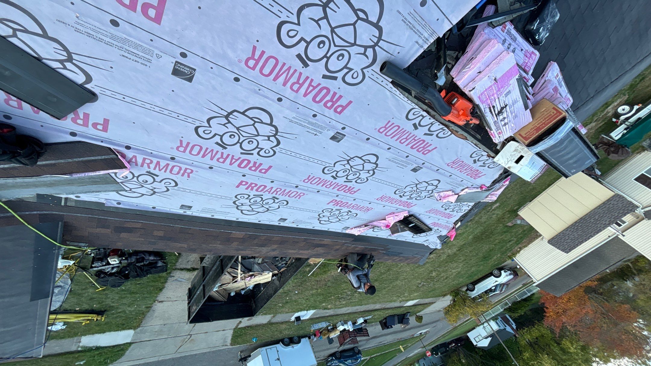 Roof Replacement using Owens Corning Brownwood by 180 Contractors