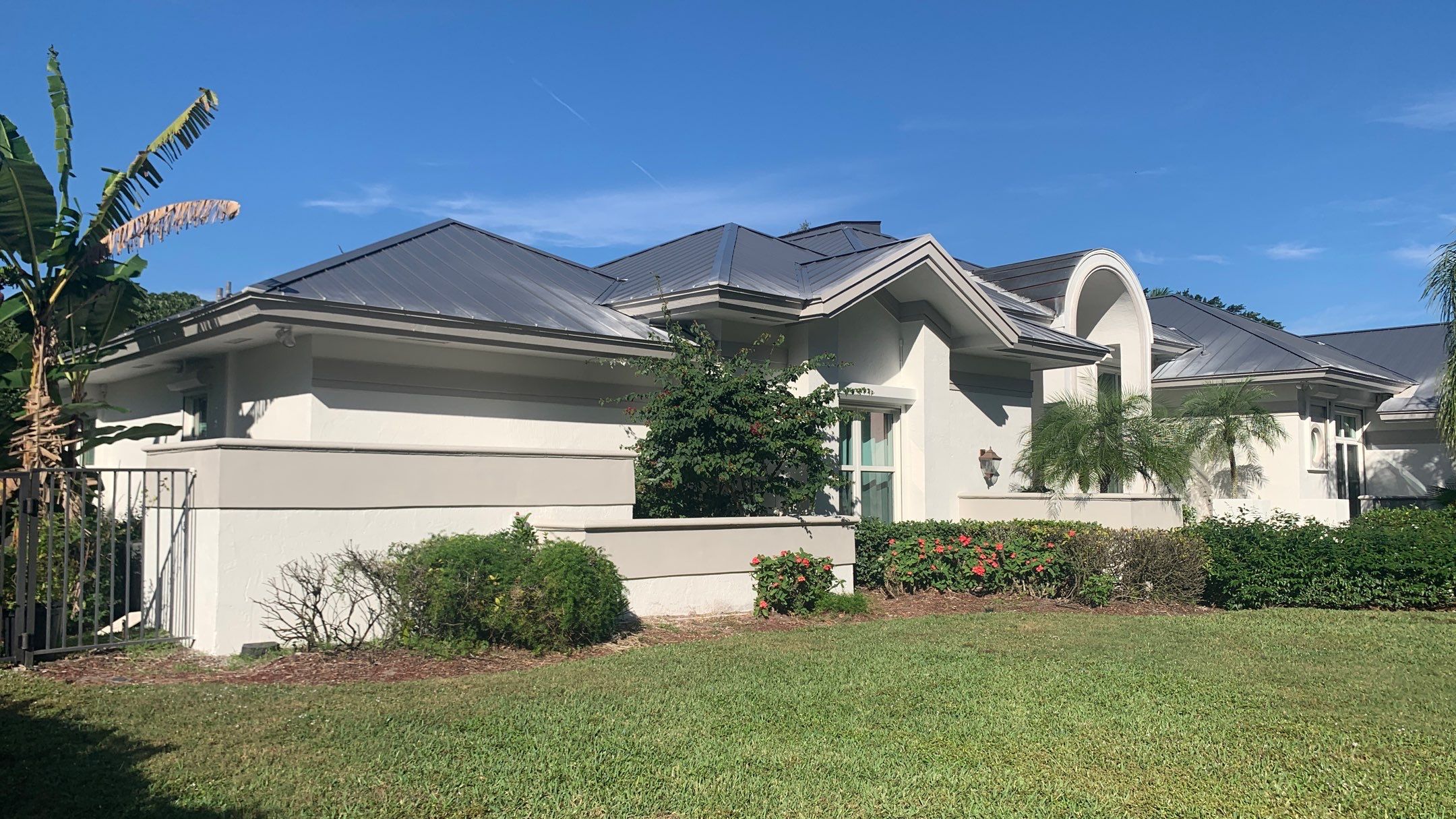 Residential Roofing Installation using 1" Nail strip metal roof by BLUES BROTHERS ROOFING