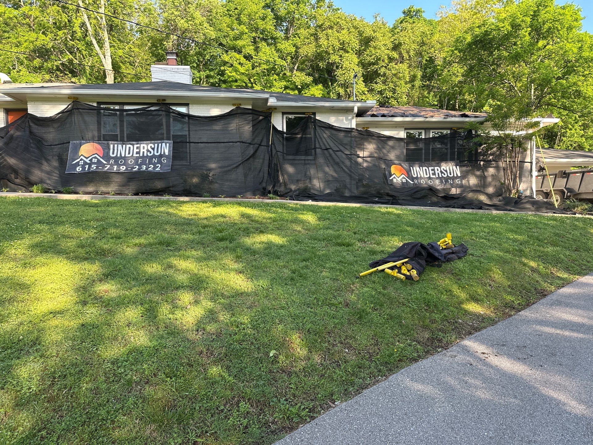 Residential Roofing Installation using GAF Timberline HDZ and Standing Seam Metal by Undersun Roofing 