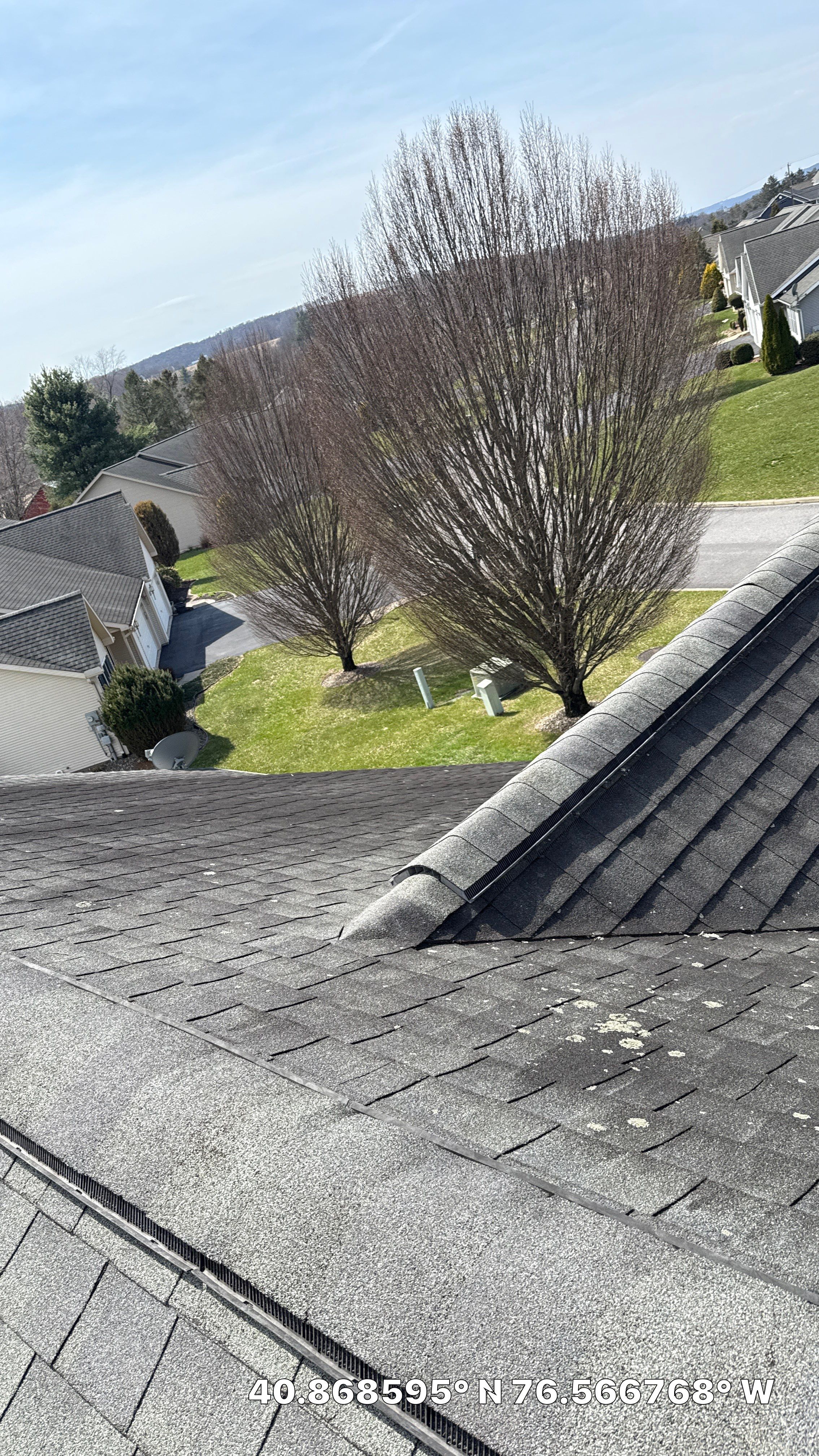 Pewter Gray Shingle Roof and Gutter Replacement in Elysburg by Esh Builders