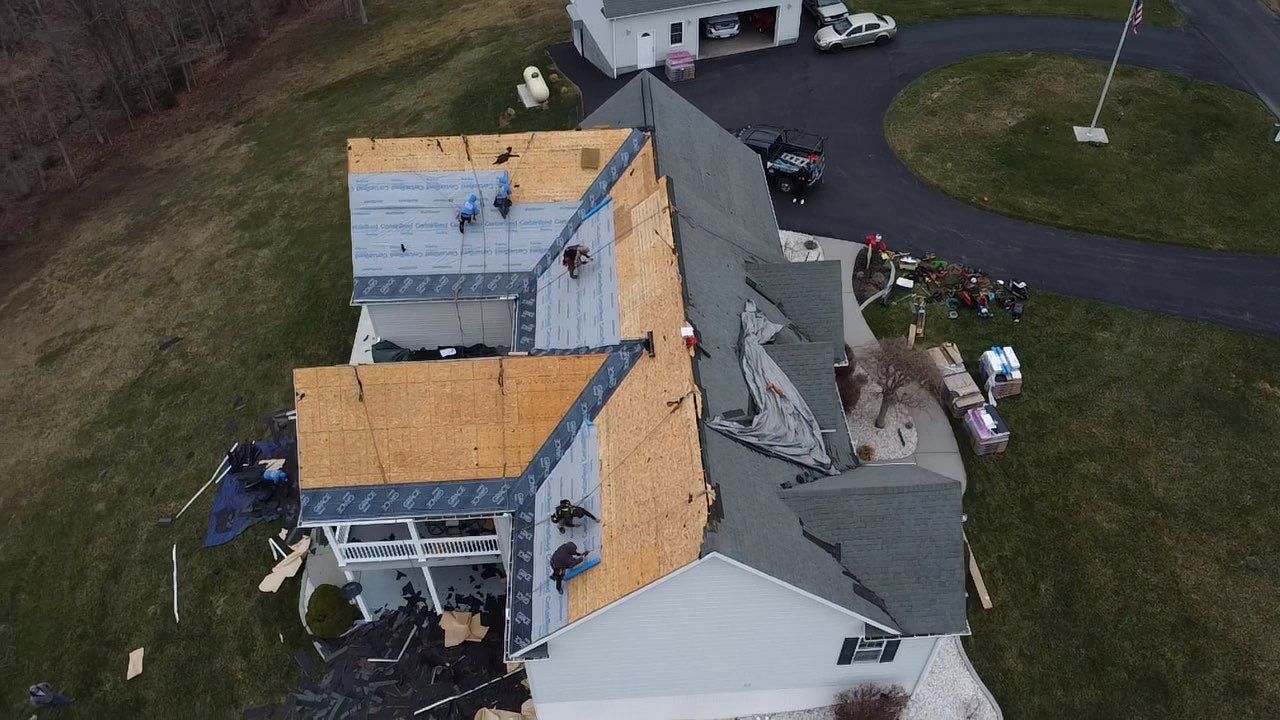 Residential Roofing Installation using Certainteed Landmark Pro Shingles by Fahey Roofing + Contracting
