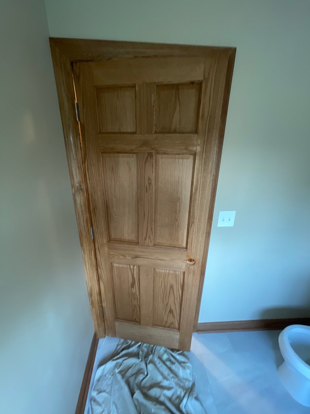 Door Staining using Minwax Stain by Callaway Contracting LLC