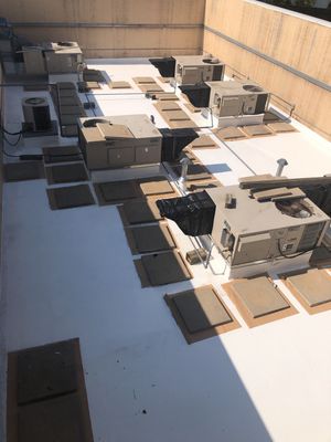 Commercial Roofing Installation using American Standard Coating - S