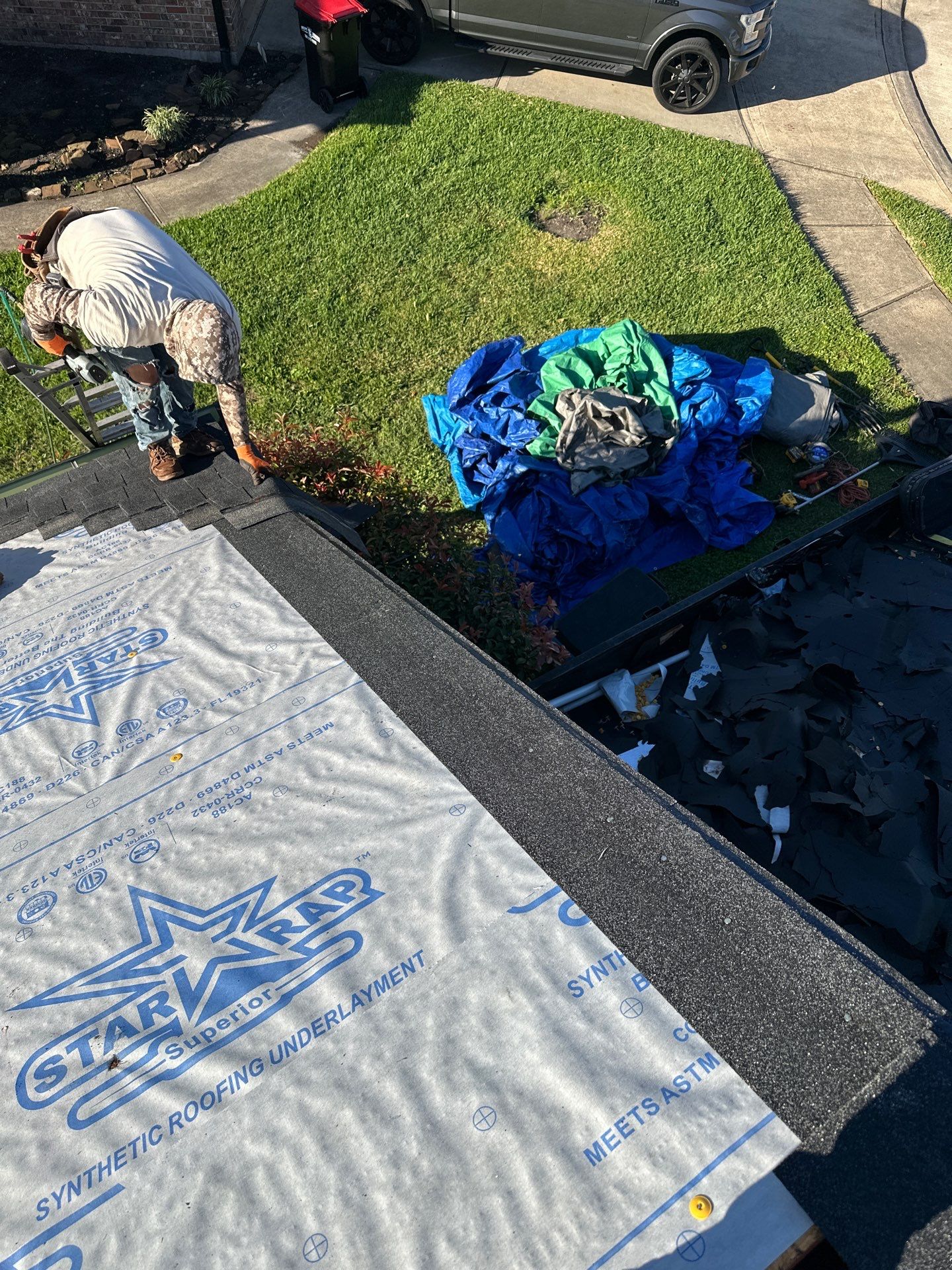 Project in Houston by Motion Roofing