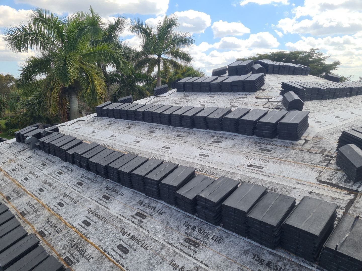 Residential Roofing Installation using Eagle Roofing Tile by BLUES BROTHERS ROOFING