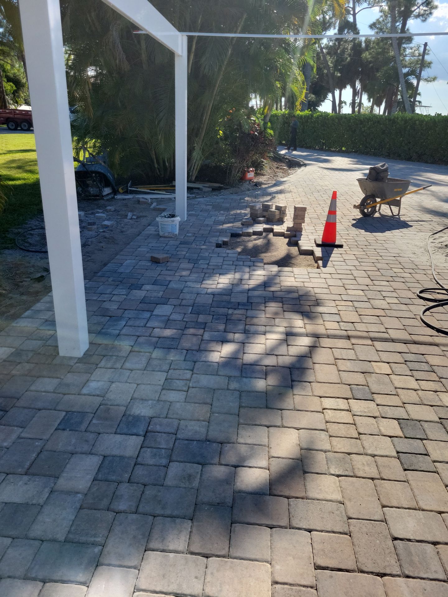 Stuart Showcase: Turning Concrete Chaos into Paver Perfection by Alpha Zeta Enterprises Inc