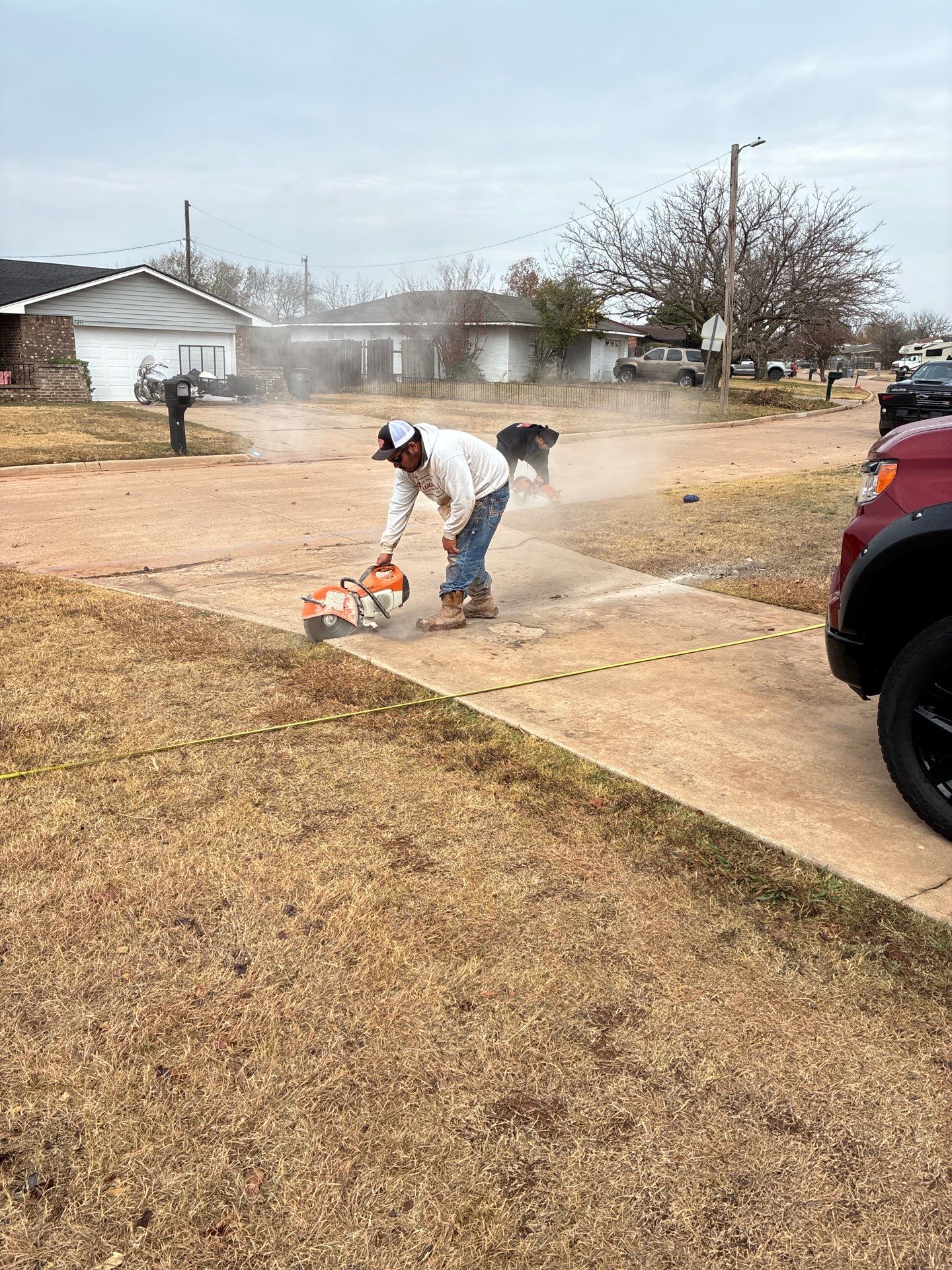 Concrete work and Carport Install by Clays Services Inc