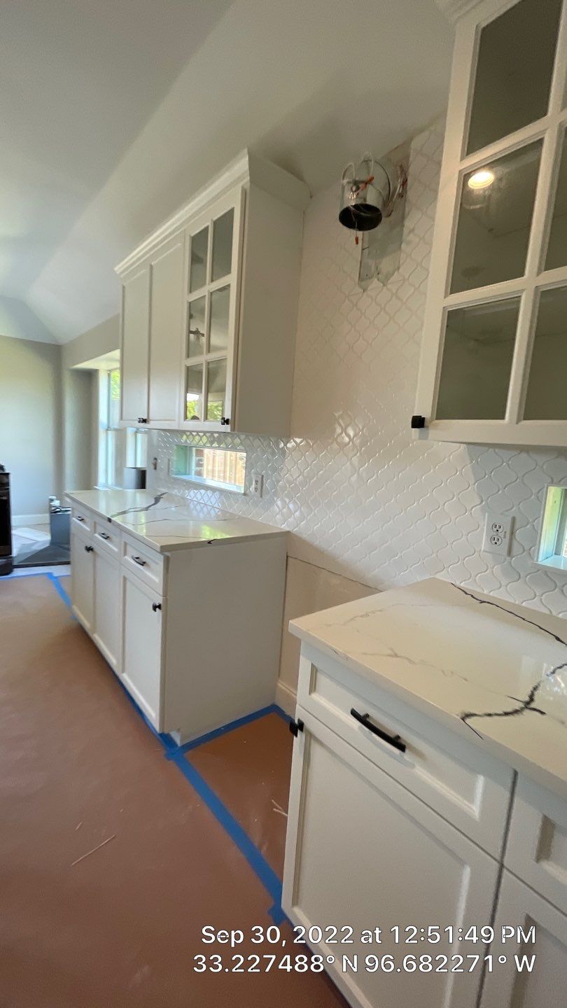 Custom cabinetry Kitchen Remodel by SLM General Contractors & Roofing
