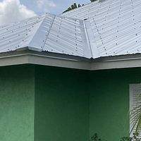 26ga 5V Crimp Mill Finish by Total Roofing System The Metal Roof Experts