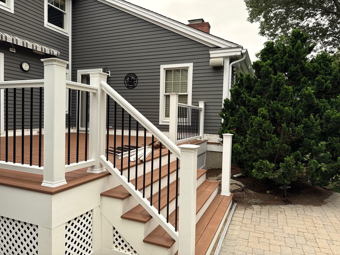 Custom TimberTech Composite Deck Replacement in Newburyport, MA by Sensible Home Solutions
