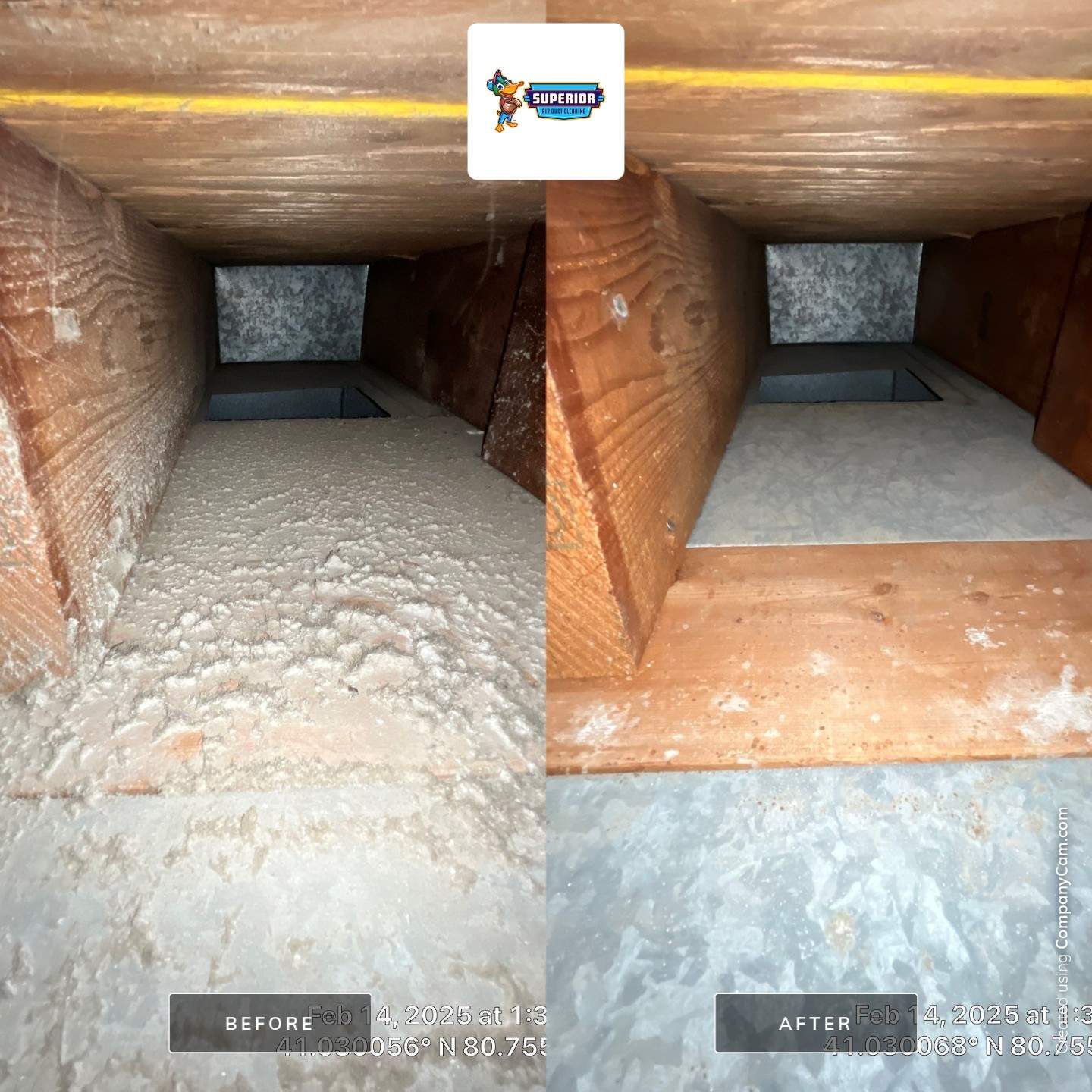 Air Duct Cleaning With a Vacuum Truck in Canfield, OH by Superior Air Duct Cleaning