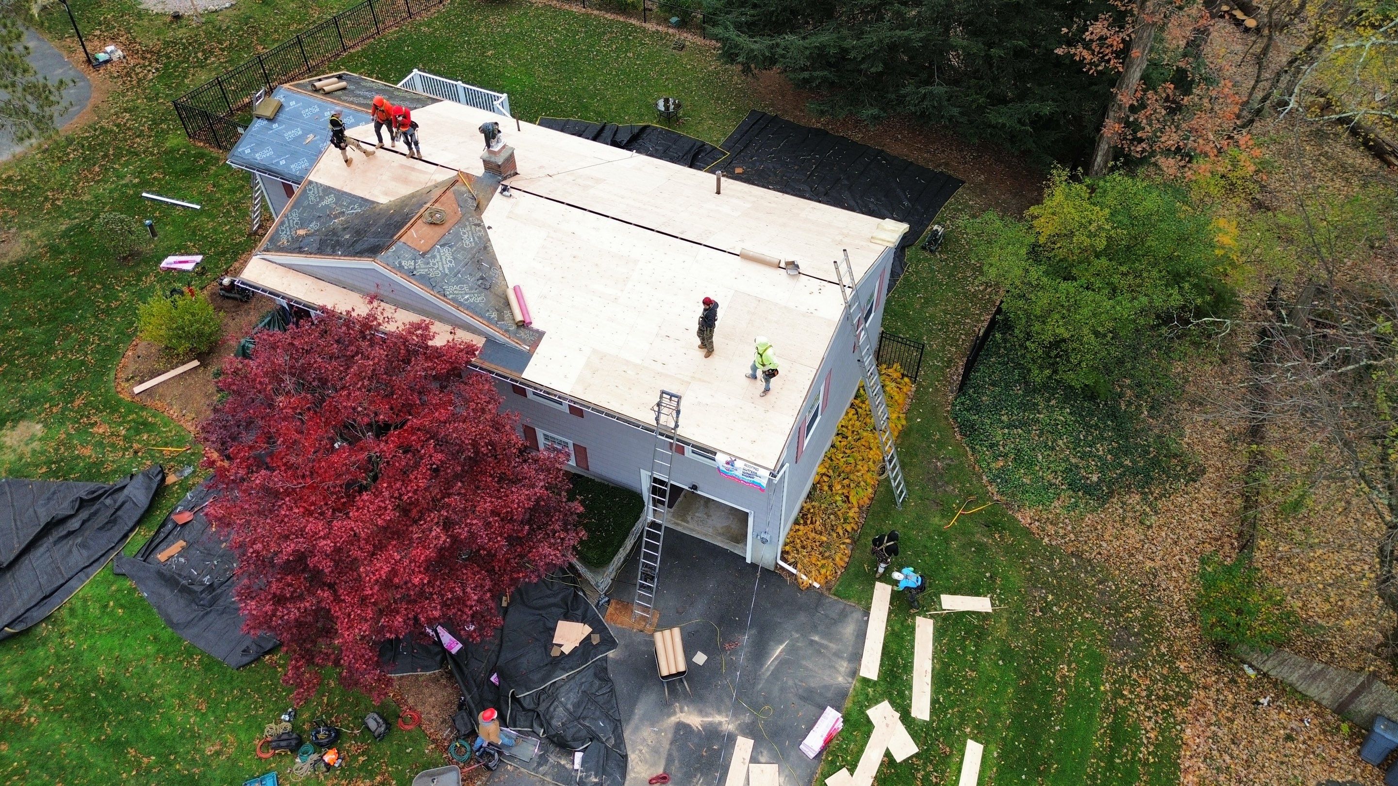 Chelmsford Complete Roof Replacement in Onyx Black with Balanced Ventilation by Mighty Dog Roofing of Greater Middlesex County