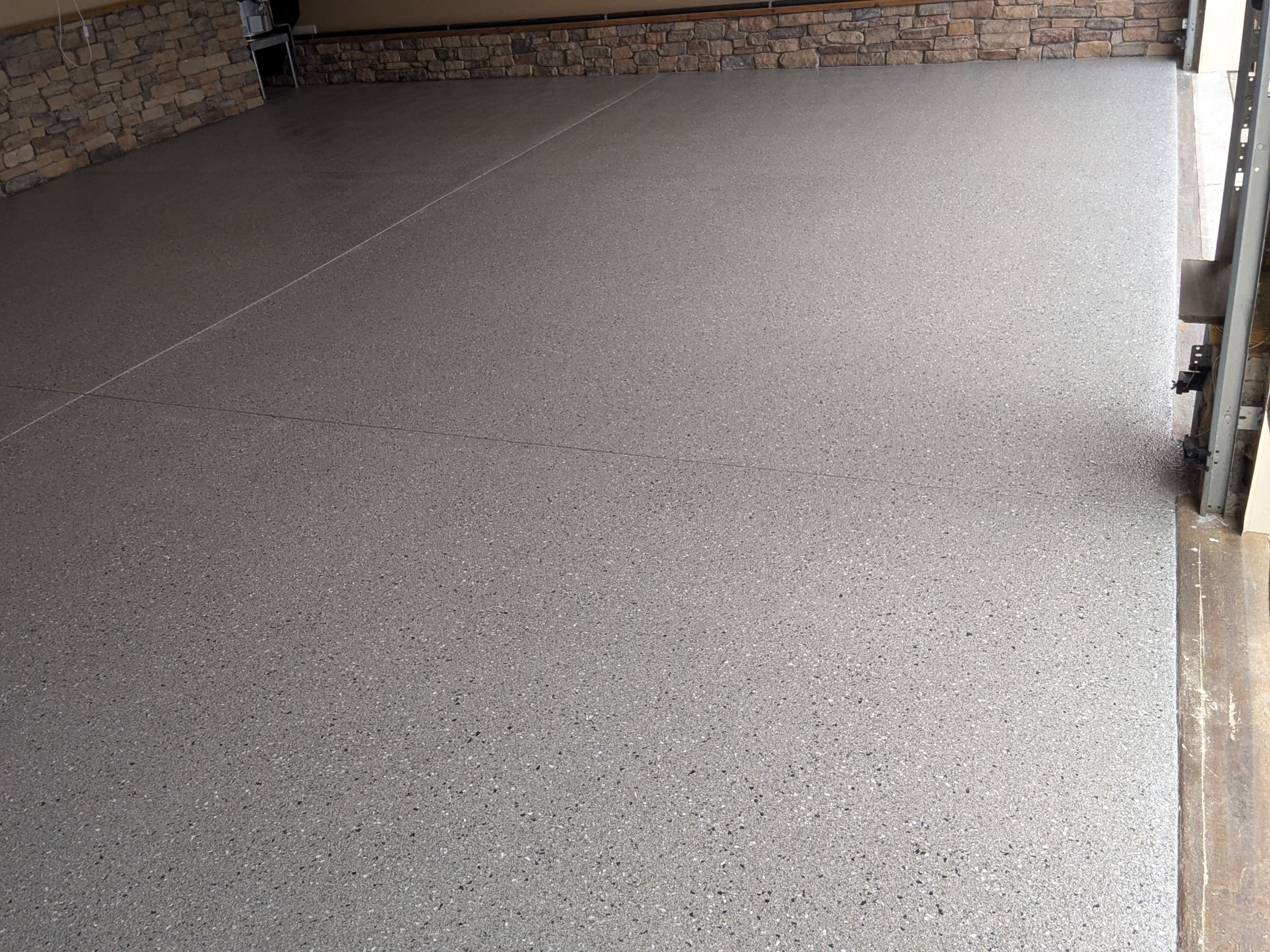 Garage Floor Coating using Shale by My Garage Floor Guys