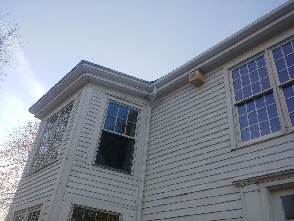 Gutter Installation using 4x6 Fiberglass Gutter in Weston, MA by Gutter Pro Enterprises