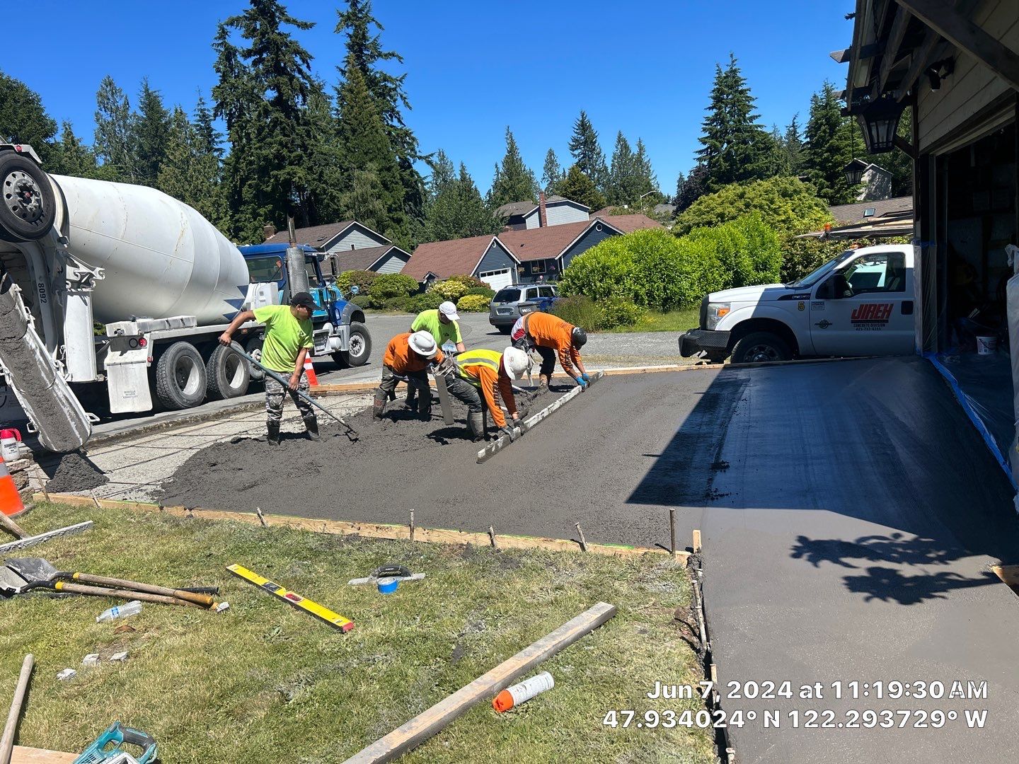 James | Concrete Driveway, Walkway & Stairs/Porch and & Planting by Jireh Asphalt & Concrete Inc 