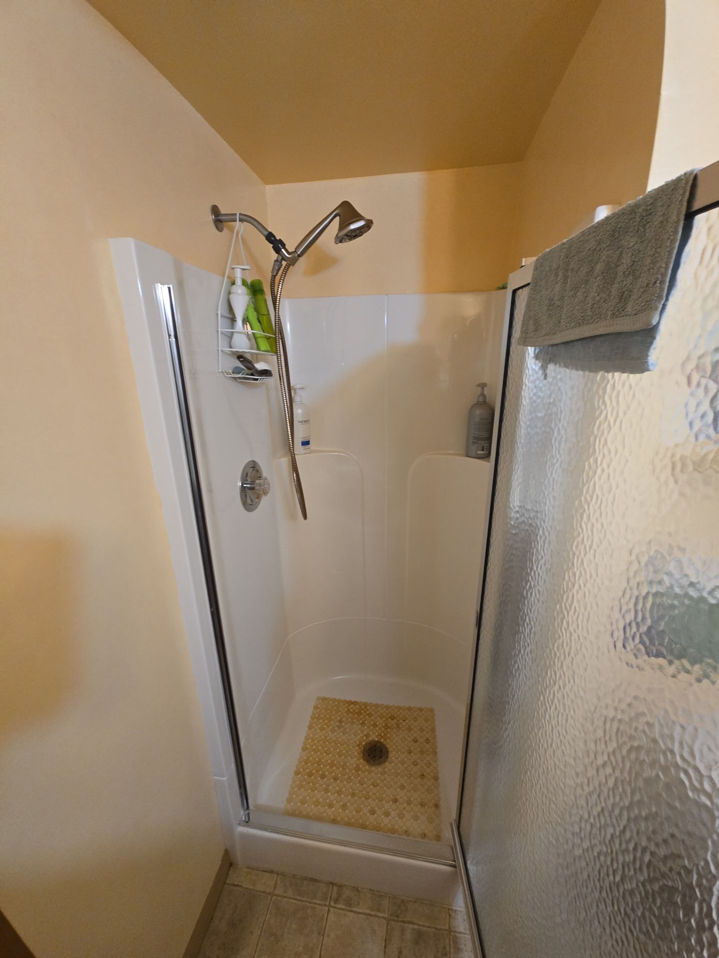 Walk-In Shower Remodel with Accessibility Features in Traverse City by Rainbow Seamless Systems