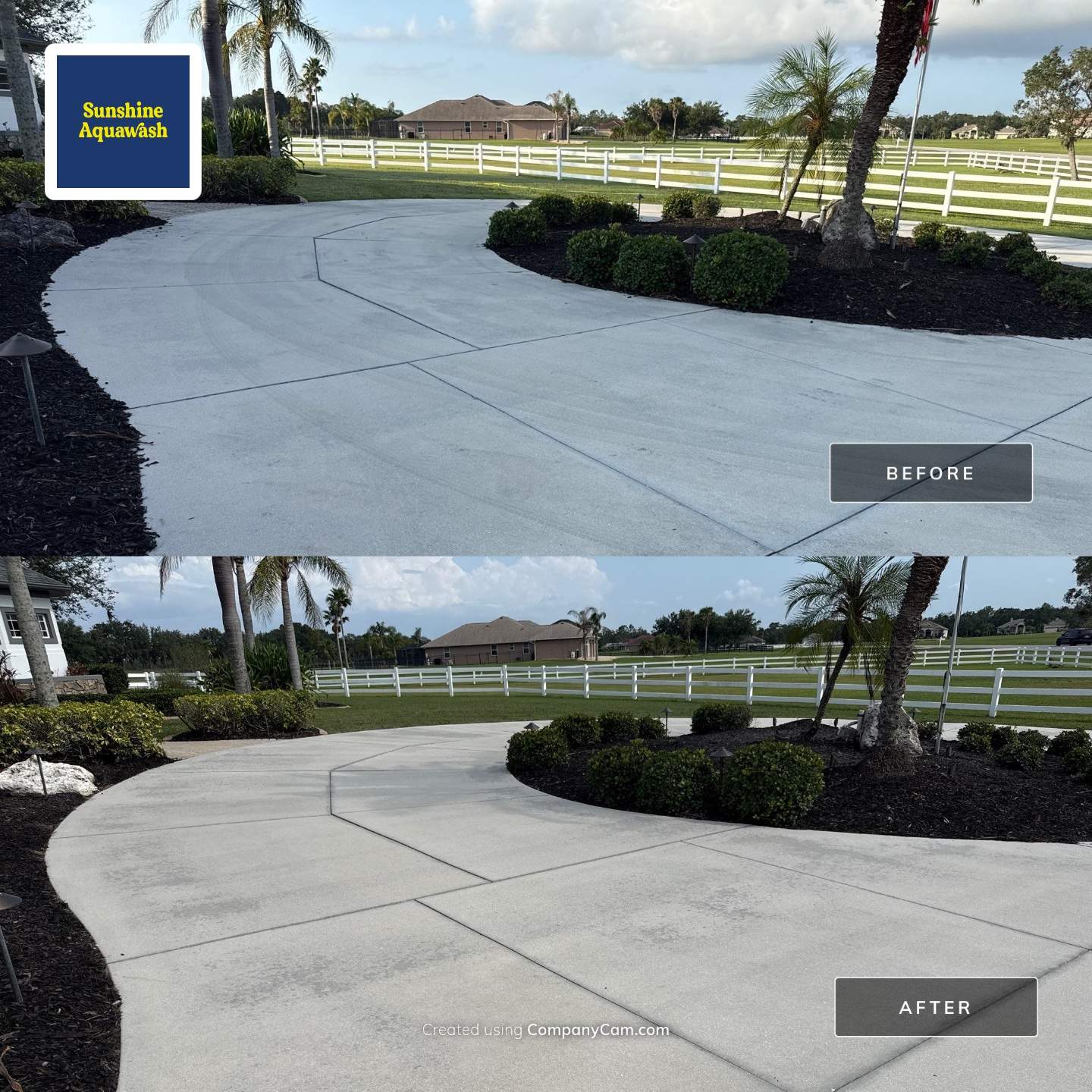 Comprehensive Exterior Cleaning for 2-Story Home in Foxbrook Community – Parrish, FL by Sunshine AquaWash