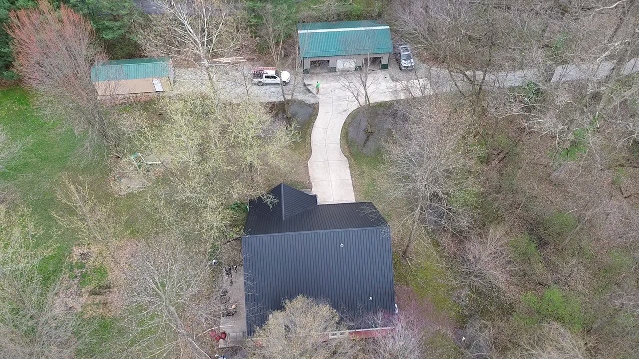 Exposed Fastener Metal Roof Replacement in Noblesville, IN by 4Ever Metal Roofing