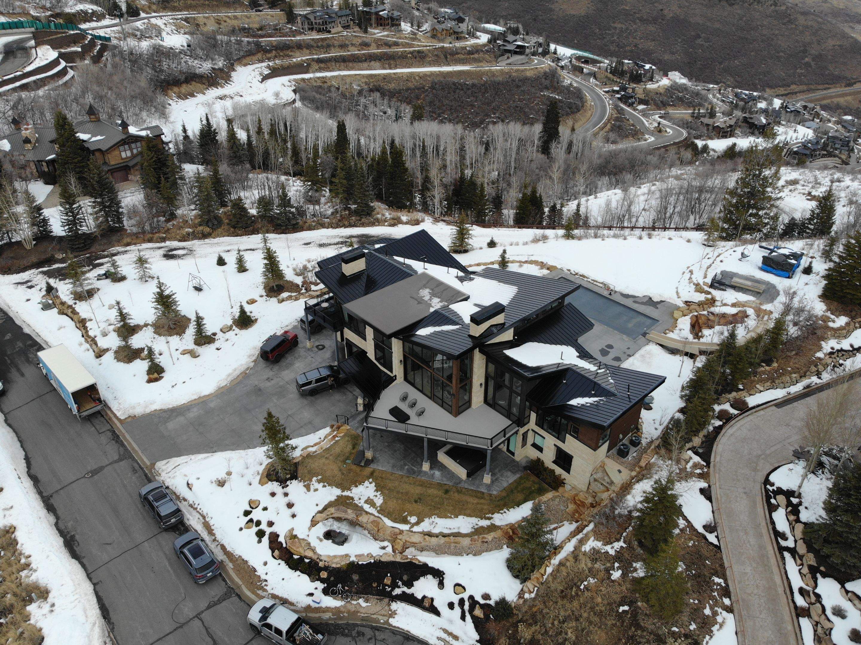 Standing Seam Metal Roof Replacement After Snow Damage by ASAP Roofing & Restoration
