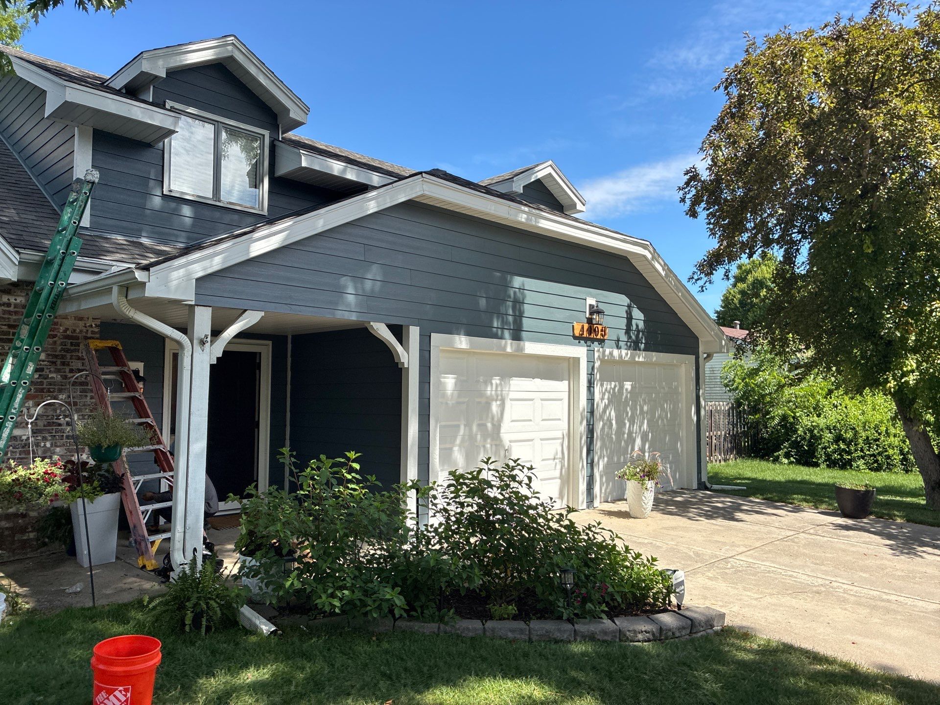 James Hardie Lap Siding Installation and Trim Upgrade in Omaha by Carps Complete Exteriors