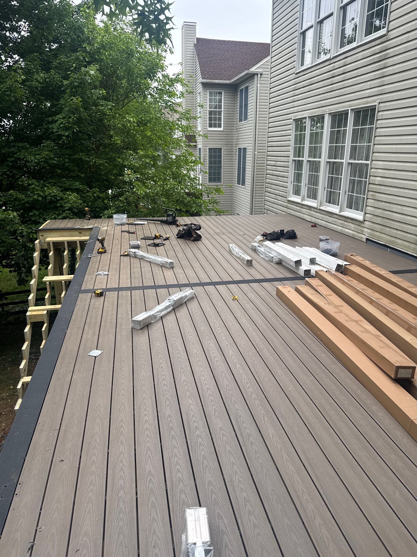 New Deck in Bernards, New Jersey by deck guardian