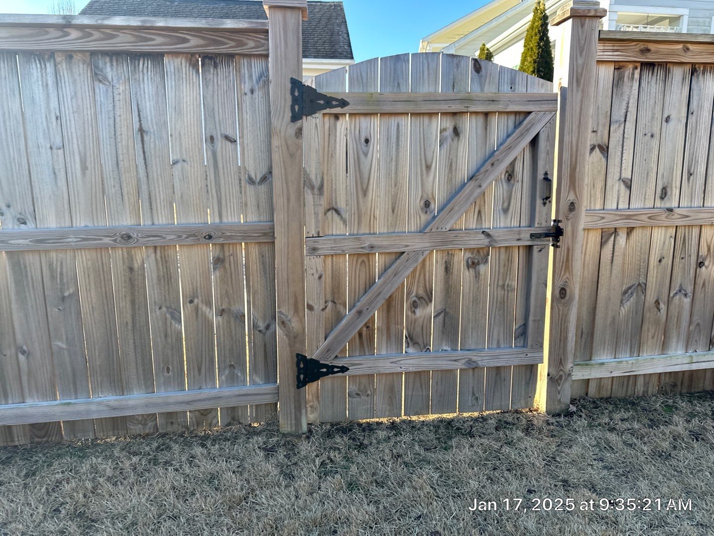 Weathered Fence using Wood Sealant by DuraSeal