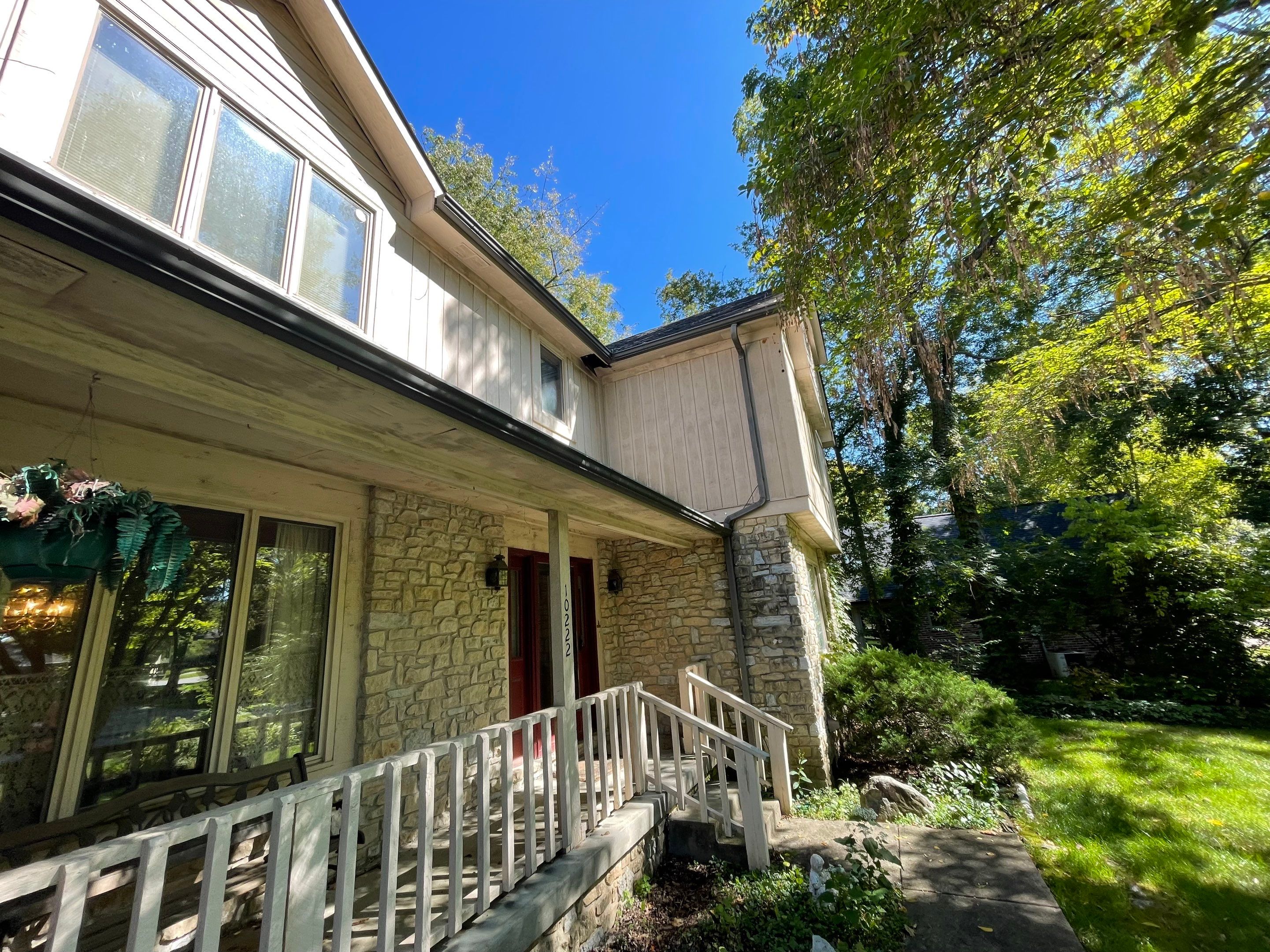 Seabreeze Roof Replacement, Exterior Siding and trim repairs and paint by 317 Roofing & Restorations