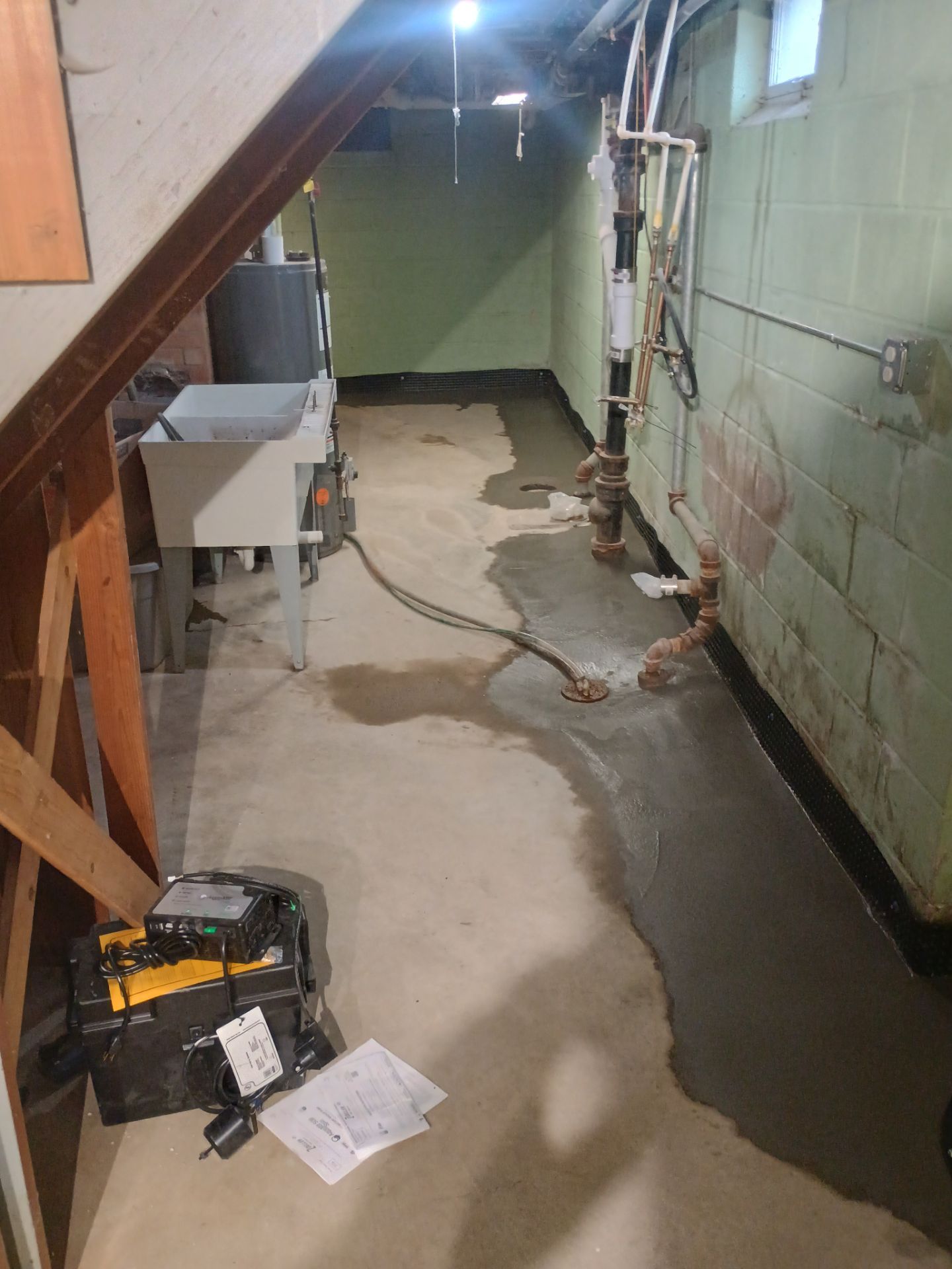 Helping Dan Get Going on His Remodel by Waterproofing Northeast