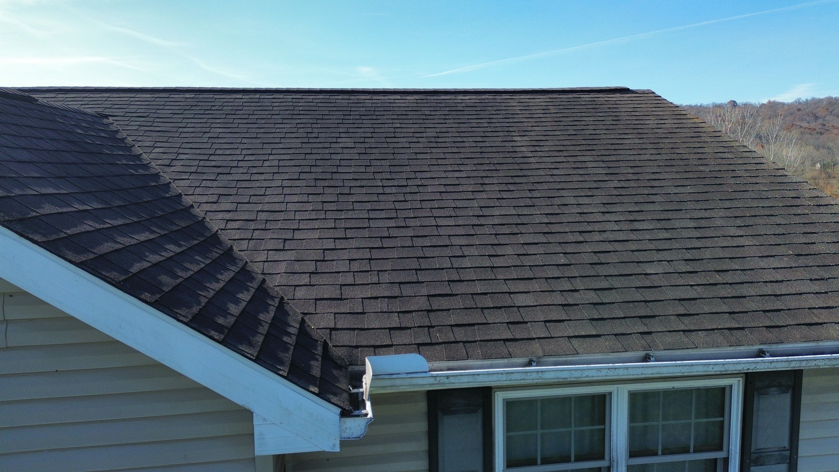 Residential Roofing Installation using Performance Panel Metal - Frost Black by RoofX 