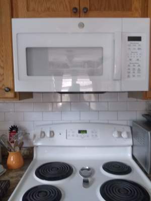 Appliance Installation using Over The Range Microwave