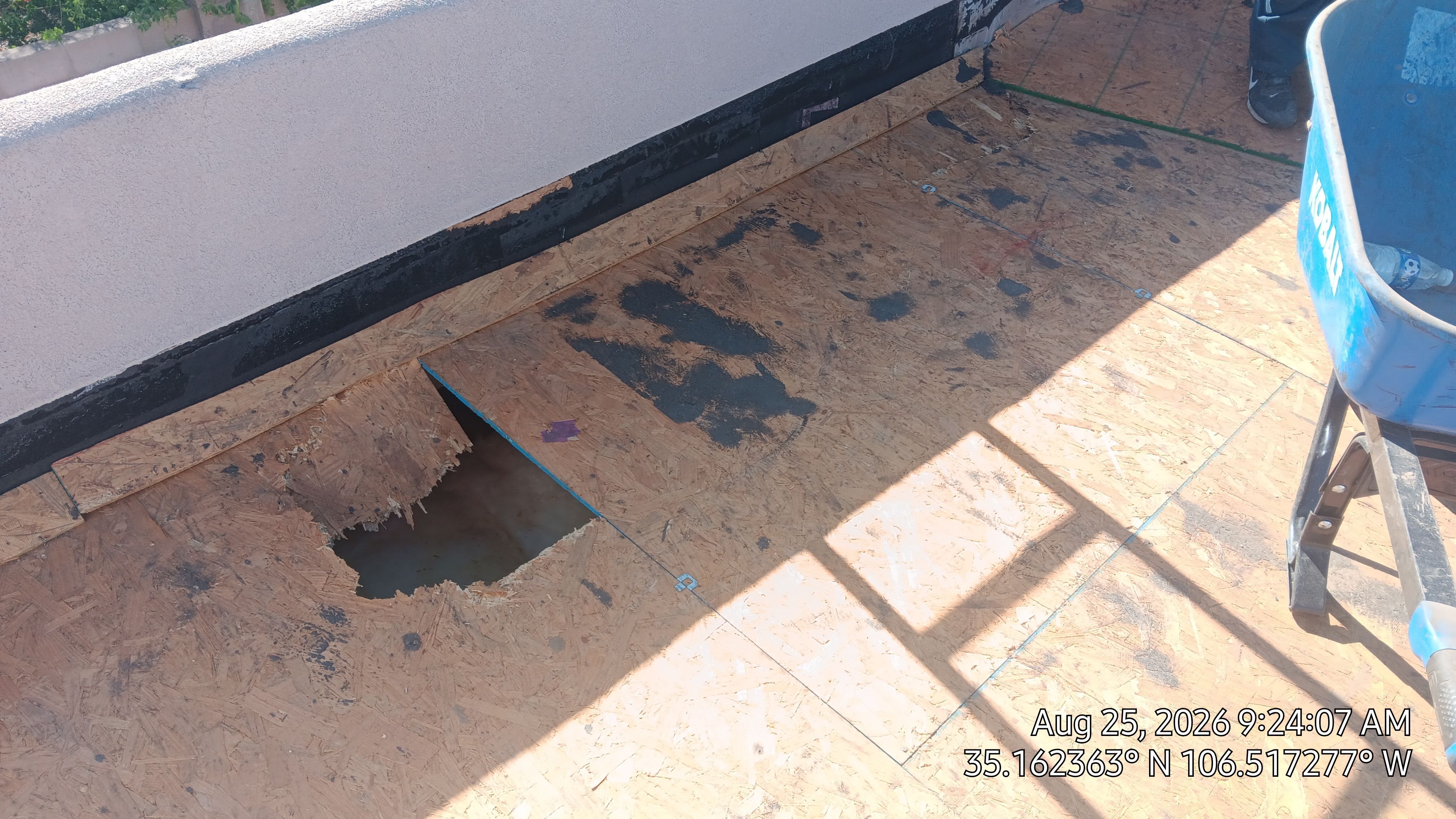 TPO Roof Replacement and Wood Repair in Albuquerque by Doyle Roof Masters Inc