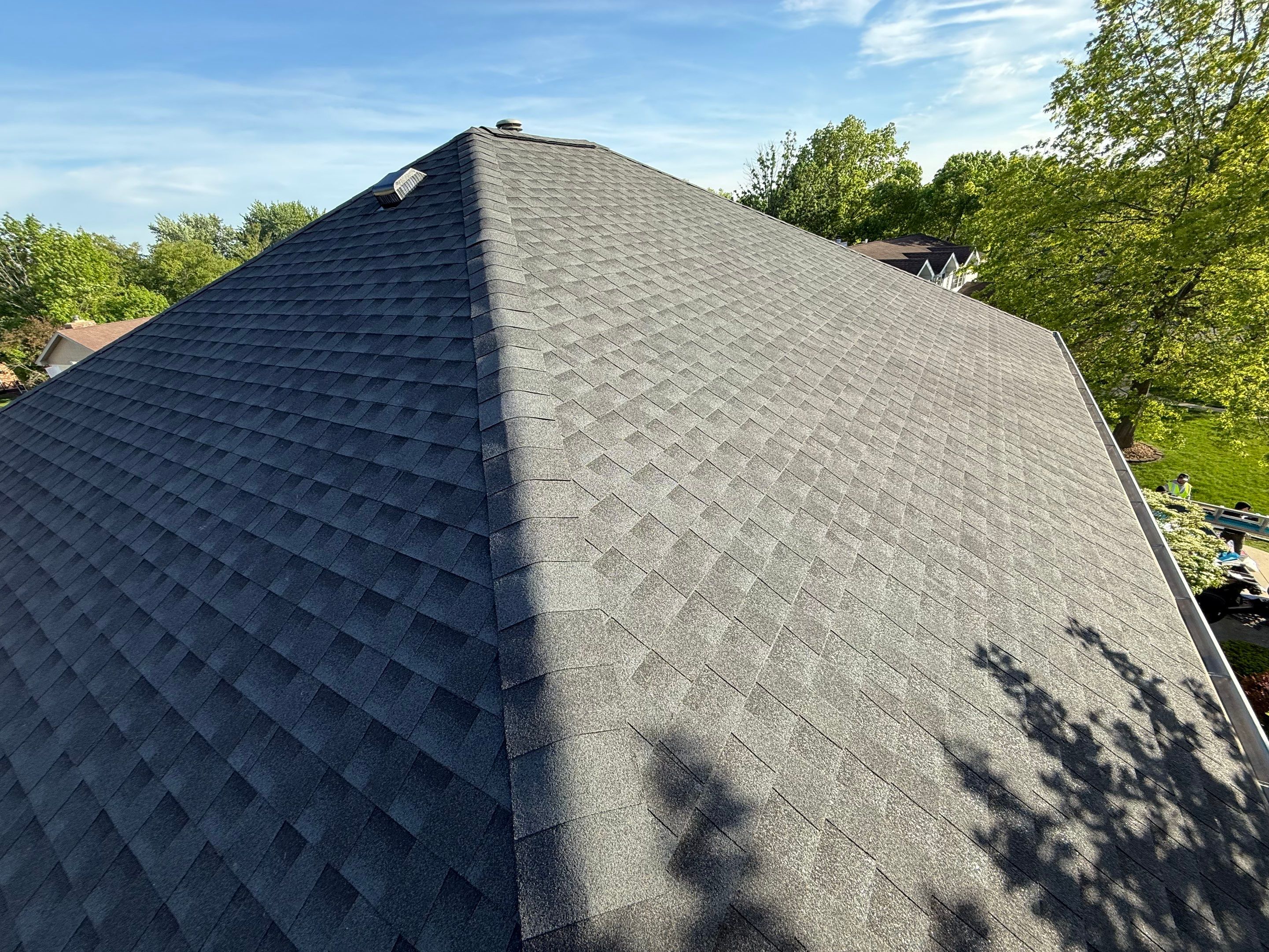 Roof replacement by Optimal Home Improvement 