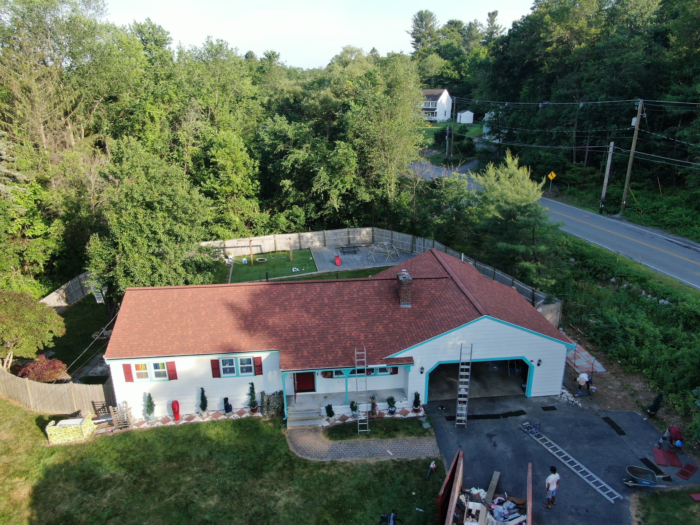 Roof Replacement with Gutter Guards – Westford, MA by Mighty Dog Roofing of Greater Middlesex County