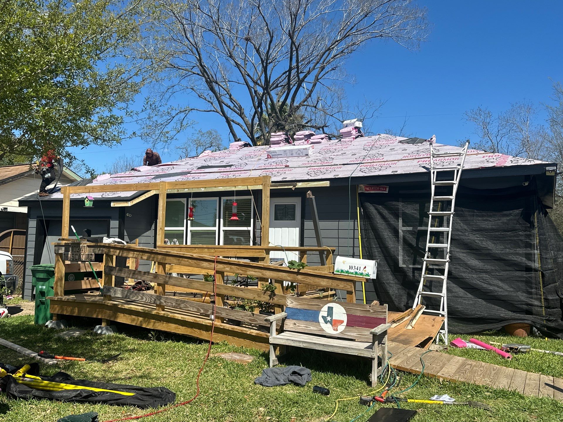 Project in Houston by Motion Roofing