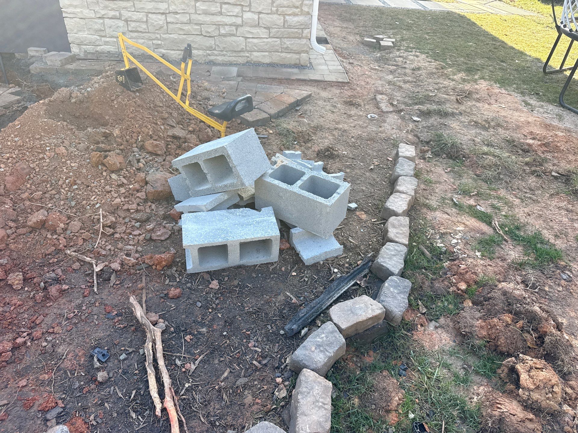 Project in Waxhaw by Badger Hauling