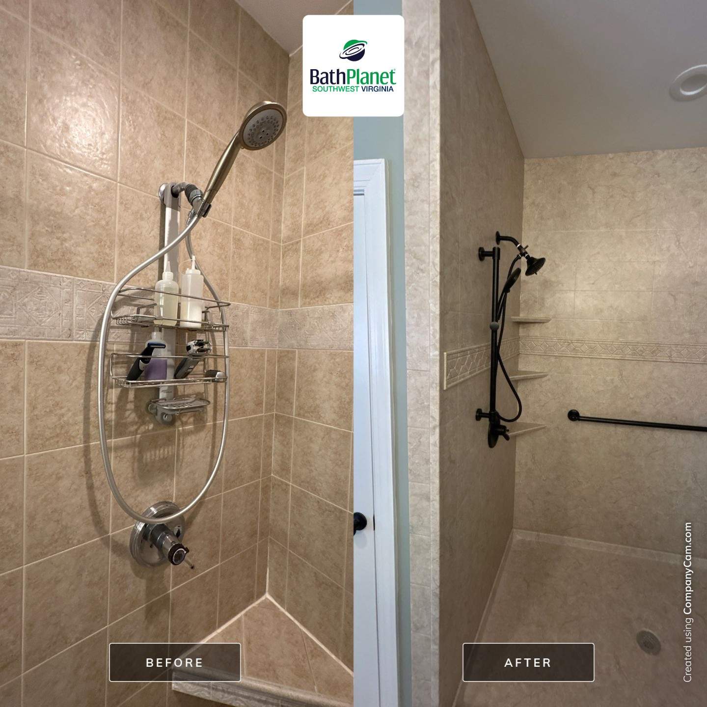 Shower Upgrade by BathPlanet SW Virginia