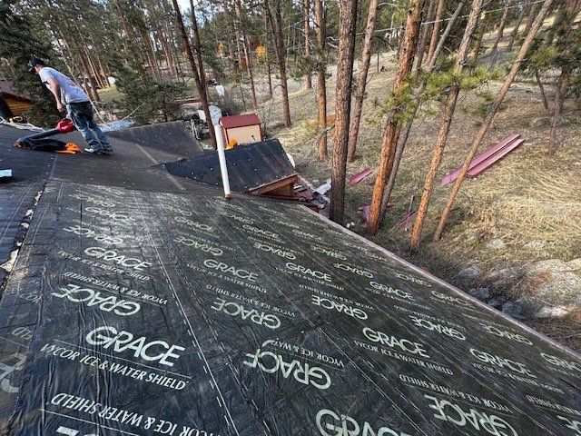 Residential Roofing Installation using Standing Seam Metal by Blue Peaks Roofing LLC 