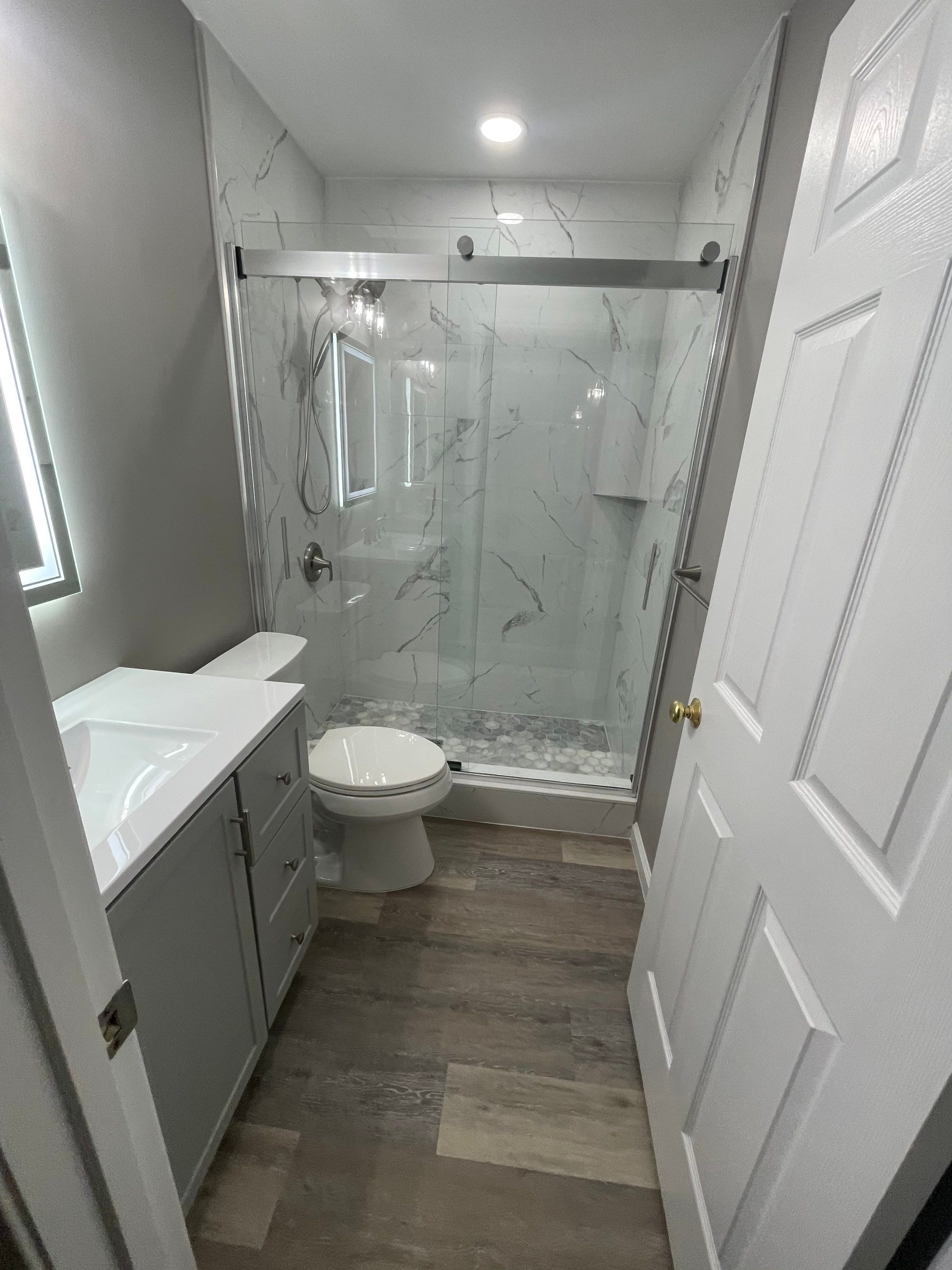 Master Bathroom & Secondary Bathroom Remodel - Bowie, MD by Remodel Now