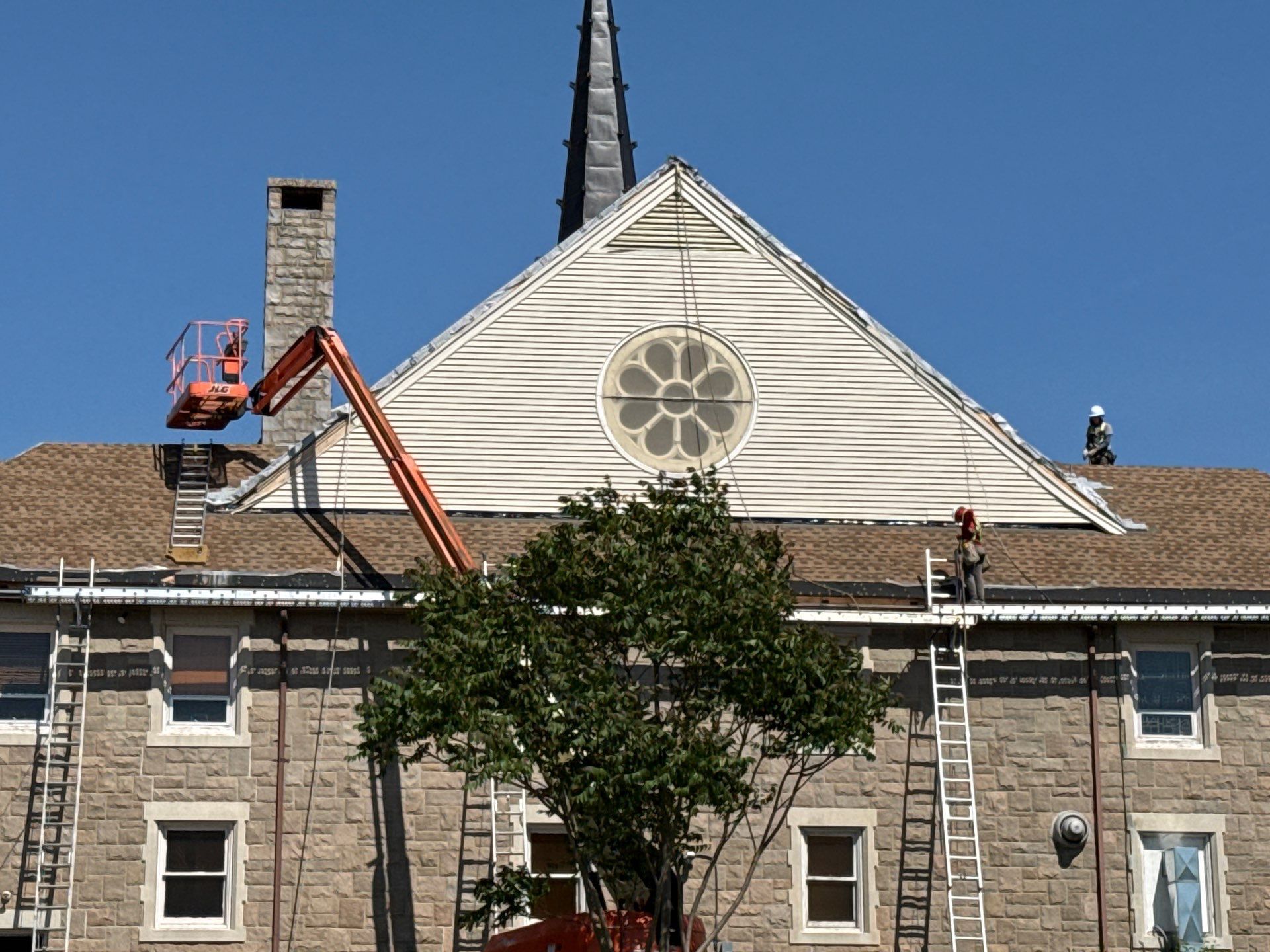 St. Pius Church - Commercial Roof Restoration by Rinaldi Brothers