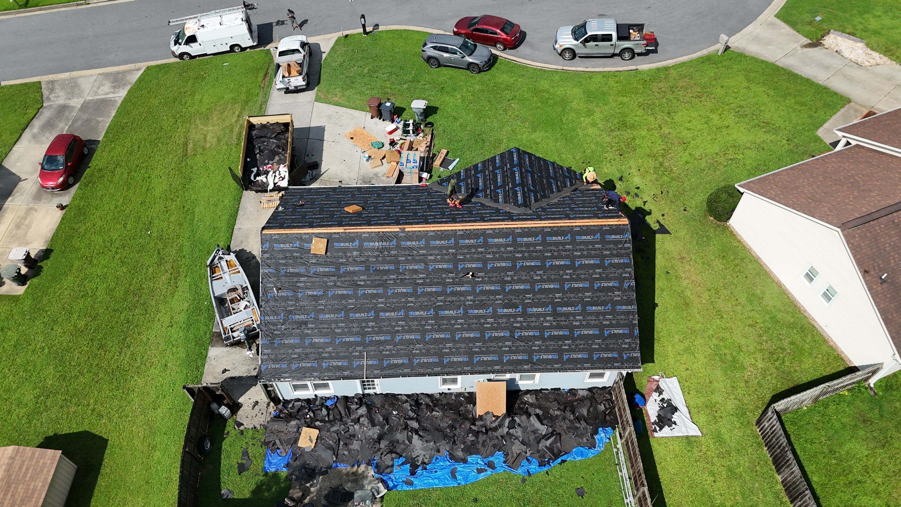 Roof replacement and siding by hail damage by Just Brilliant Restoration JBR