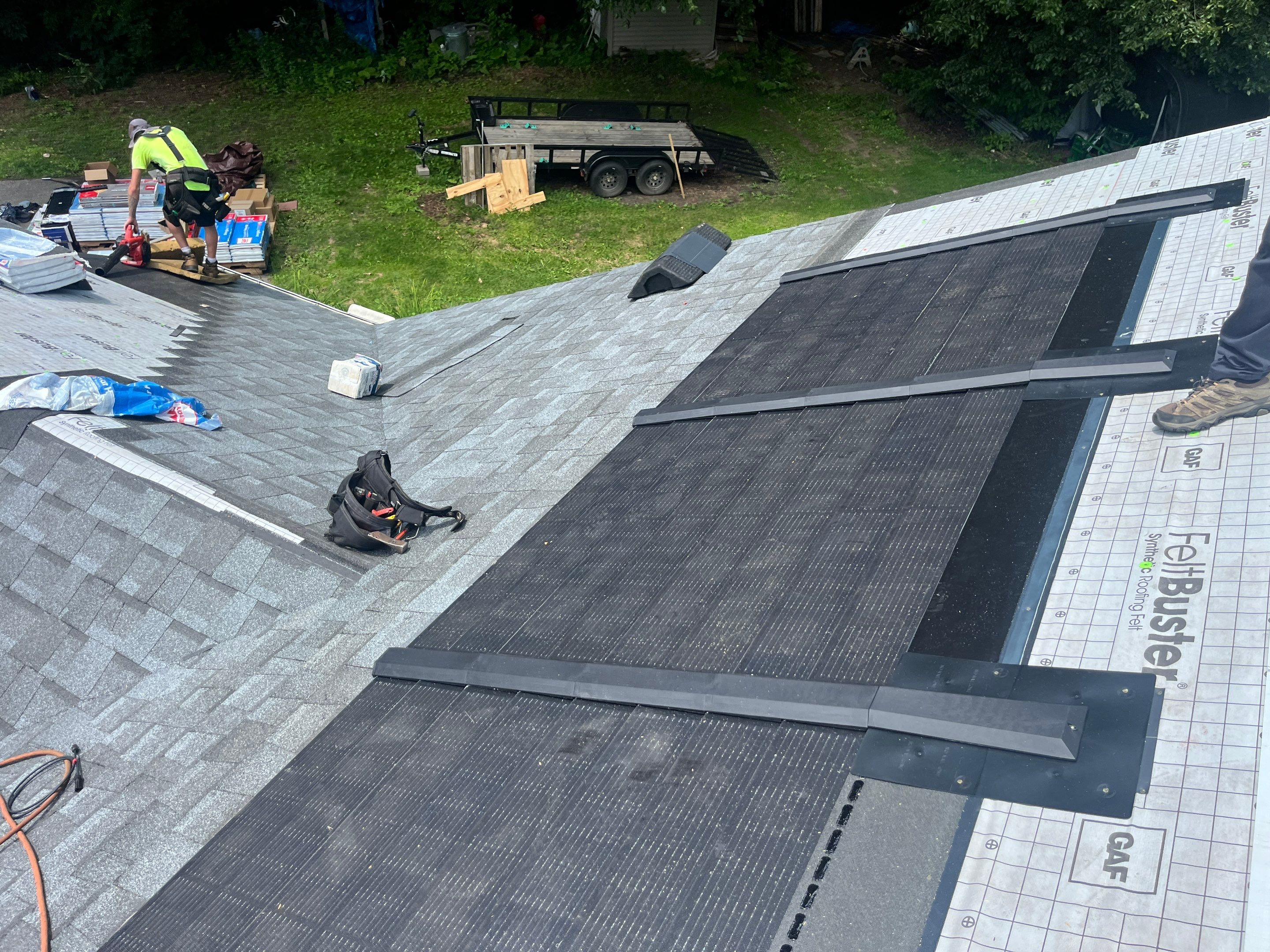 Solar Roof Installation using GAF Solar  by Acme Exteriors